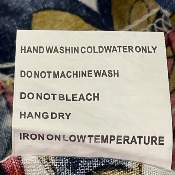 SOLITAIRE Boho Tie Dye Abstract Contrast Fabric Long Bubble Sleeve - XL - Picture 13 of 13